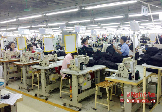Cụm công nghiệp Lạc Sơn (Đô Lương) đã giải quyết việc làm cho hơn 4.000 lao động tại địa phương.