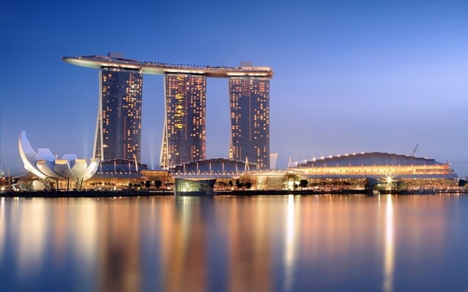 Marina Bay Sands, Vịnh Marina, Singapore: 