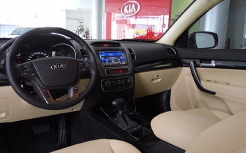 Không gian nội thất sang trọng và hiện đại của'KIA Sorento'