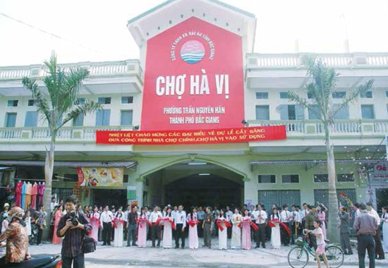 Khánh thành chợ Hà Vị (TP. Bắc Giang).