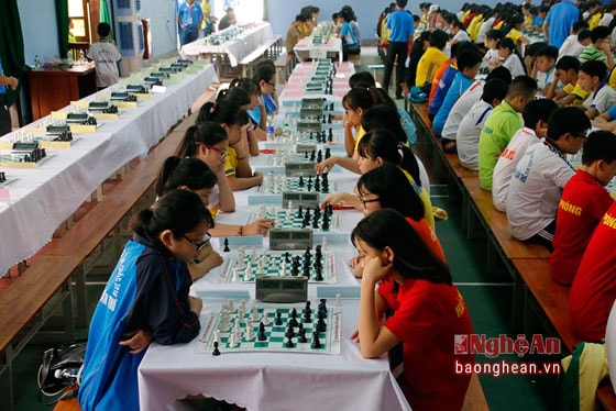 Các đội tham dự môn Cờ vua (ảnh của vietnamchess)