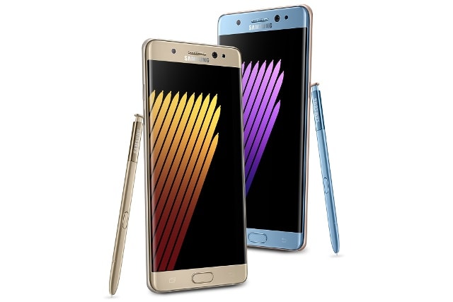 Samsung Galaxy Note 7 có màu mới xanh coral khá ấn tượng. Ảnh: Samsung.