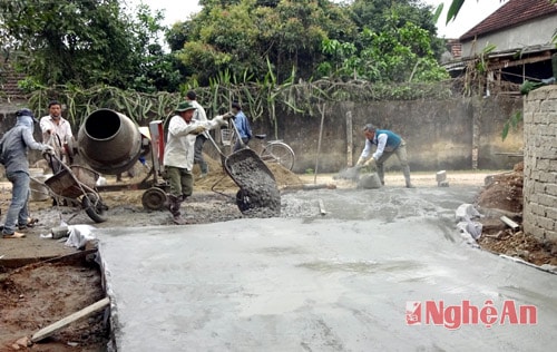 Xây dựng Nông thôn mới tại huyện Yên Thành.