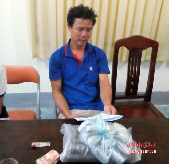 Đối tượng Nguyễn Văn Hựu và tang vật