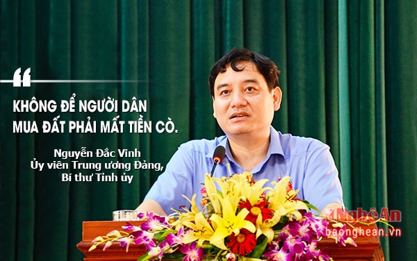 Bí thư Tỉnh ủy Nguyễn Đắc Vinh trả lời kiến nghị cử tri.