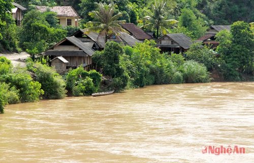 Mưa lũ ở Nghệ An. Ảnh tư liệu Báo Nghệ An