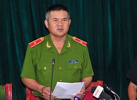 Thiếu tướng Hồ Sĩ Tiến - Cục trưởng Cục Cảnh sát Hình sự (C45) Bộ Công an.