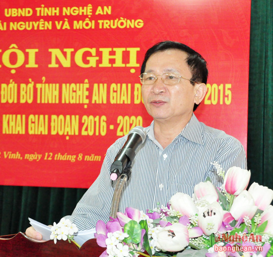 Đồng chí Đinh Viết Hồng - Phó Chủ tịch UBND tỉnh làm rõ các vấn đề đại biểu quan tâm liên quan đến các dự án có sử dụng đất trồng lúa, dự án ven biển, vùng biên giới