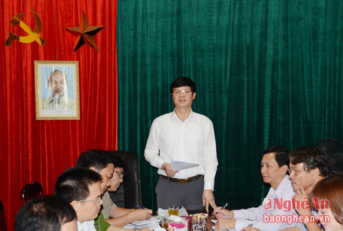 Đồng chí Lê Xuân Đại yêu cầu tăng cường công tác kiểm tra giúp các Trung tâm cai nghiện hoàn thành chỉ tiêu.