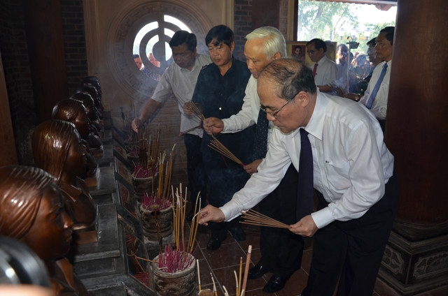 Nguyên Chủ tịch Quốc Hội Nguyễn Sinh Hùng sẽ thăm khu di tích Truông Bồn và một số địa danh lịch sử khác.