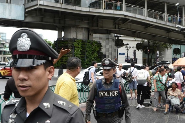 Cảnh sát Thái Lan chưa cho biết động cơ đằng sau loạt vụ tấn công vừa qua. Ảnh: AFP