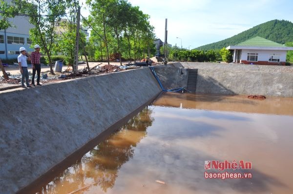 Hồ điều hoà - Nhà máy bia Hà Nội- Nghệ An.