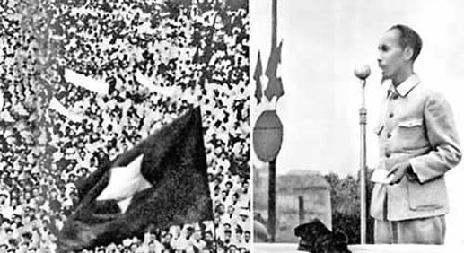 Ngày 2/9/1945, tại Quảng trường Ba Đình, Hà Nội, Chủ tịch Hồ Chí Minh đã đọc bản Tuyên Ngôn Độc lập, khai sinh ra nước Việt Nam Dân chủ Cộng hòa. 
