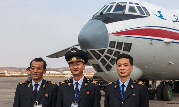 Phi công hãng hàng không Air Koryo của Triều Tiên. Ảnh: Theguardian