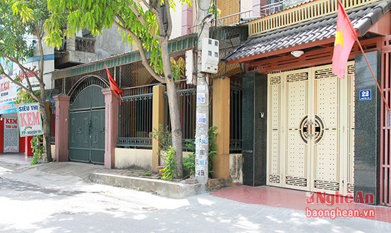 Đường Nguyễn Tài (phường Hưng Bình - TP. Vinh) có 2 nhà số 22, trong đó 1 số đặt cạnh nhà số 13.