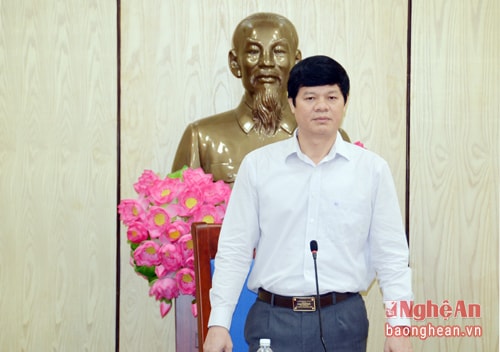 Đồng chí Lê Xuân Đại yêu cầu Công an tỉnh đánh giá cụ thể nhu cầu trang cấp trang thiết bị, sớm trình UBND tỉnh phê duyệt đề án.