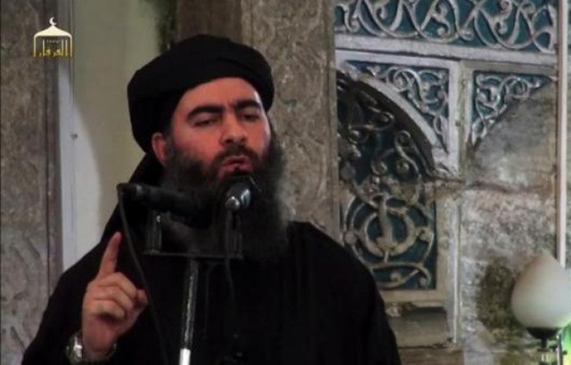 Chân dung Abu Bakr Al Baghdadi.