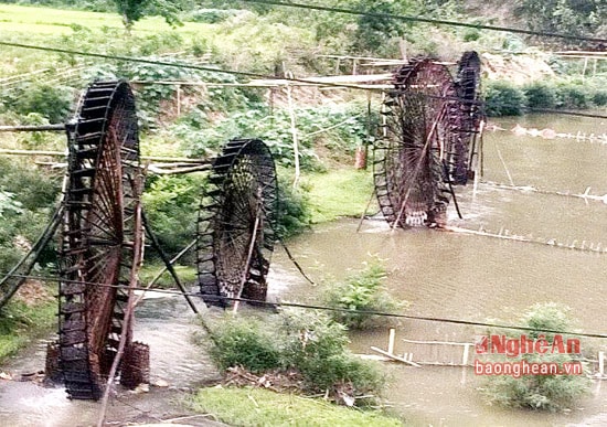 Hệ thống cọn nước ở Bình Chuẩn.