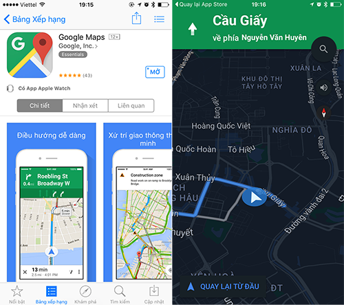 google-maps-cho-tai-ve-chinh-thuc-tren-app-store-viet-nam