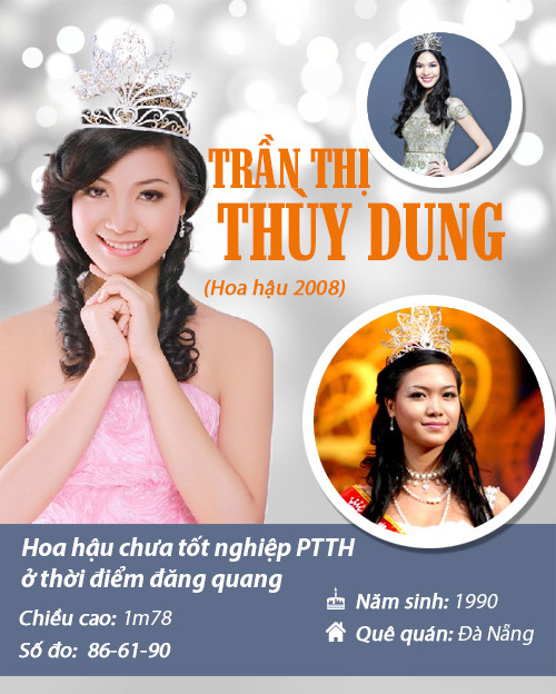 Infographic: Vẻ đẹp hút hồn của 14 hoa hậu Việt Nam - 11