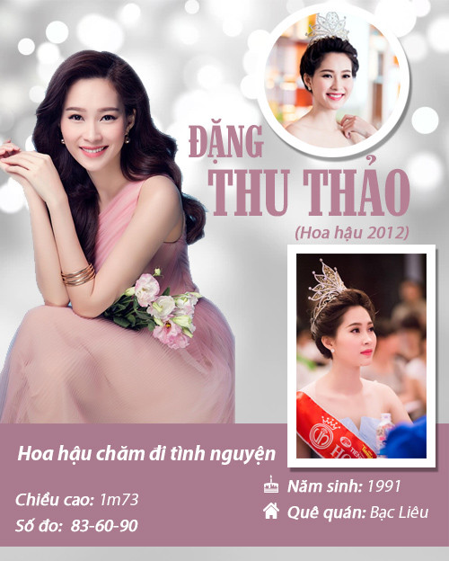 Infographic: Vẻ đẹp hút hồn của 14 hoa hậu Việt Nam - 13