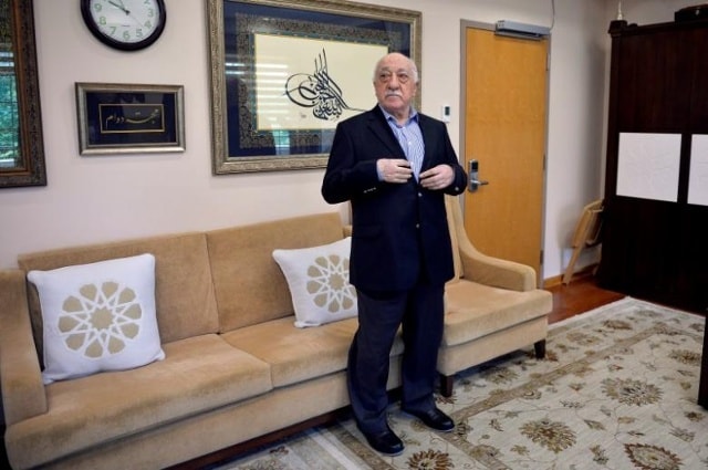 Ảnh chụp giáo sĩ Fethullah Gulen tại nhà riêng ở Pennsylvania, Mỹ hồi tháng 7/2016. Ảnh: Reuters. 