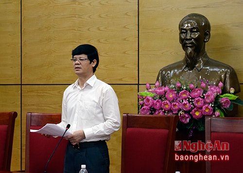 Phó Chú tịch UBD tỉnh Lê Xuân Đại yêu cầu các 