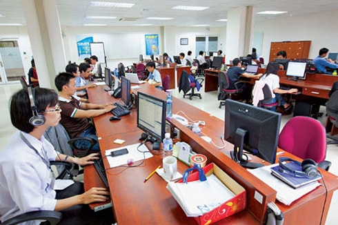 Ngành công nghệ thông tin được đánh giá có nhiều tiềm năng phát triển. Ảnh Anh Quân
