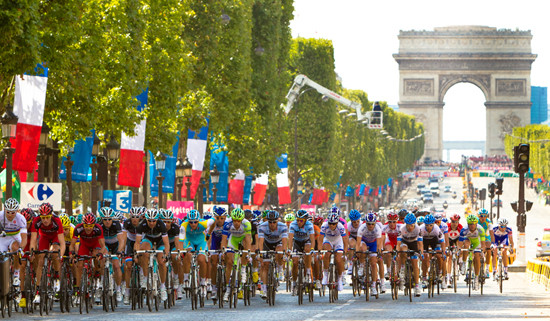 Giải Tour de France luôn hội tụ các tay đua giỏi nhất trên thế giới. 