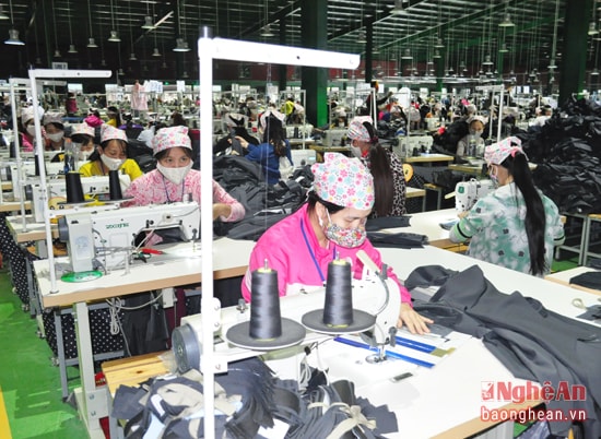 Dự án may xuất khẩu Ventrue Thanh Chương giải quyết gần 1.000 lao đông