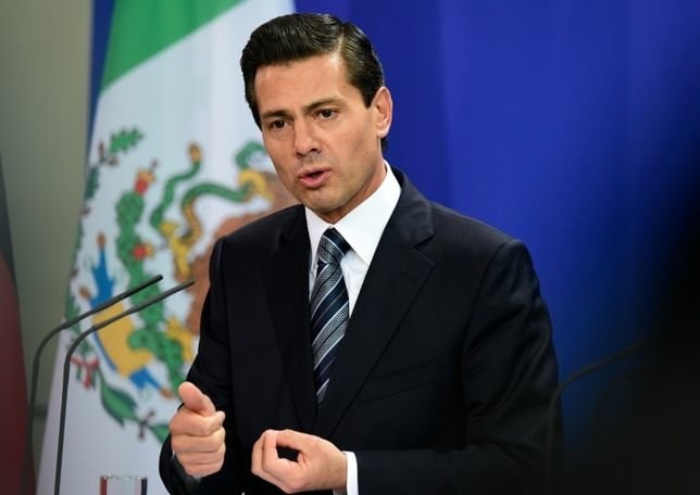 Tổng thống Mexico Nieto - Ảnh: AFP.