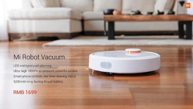 Robot tự động hút bụi Mi Robot Vacuum có kiểu dáng rất nhỏ gọn và thân thiện.