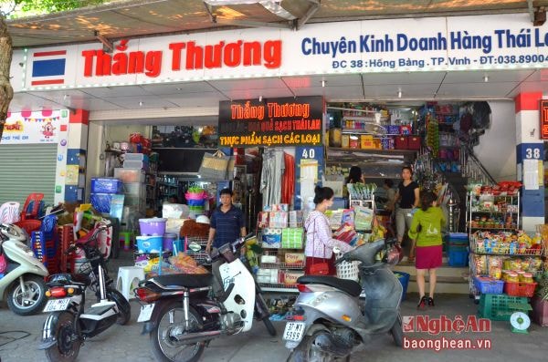 Cửa hàng Thắng Thương trên đường Hồng Bàng (Thành phố Vinh).