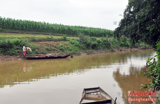 2.Bến Ba Nghè- tương truyền là nơi ghé thuyền của 3 vị tiến sỹ quê xã Thổ Hào (Thanh Giang- Thanh Chương ngày nay)