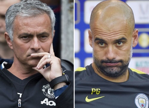 Mourinho và Guardiola là những đối thủ truyền kiếp trên băng ghế huấn luyện - Ảnh: Internet.