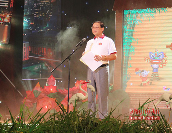 Đồng chí Lê Minh Thông - Ủy viên Ban Thường vụ Tỉnh ủy, Phó Chủ tịch UBND tỉnh phát biểu tại chương trình.