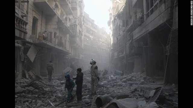 Aleppo - Thành phố chết. Ảnh: CNN.