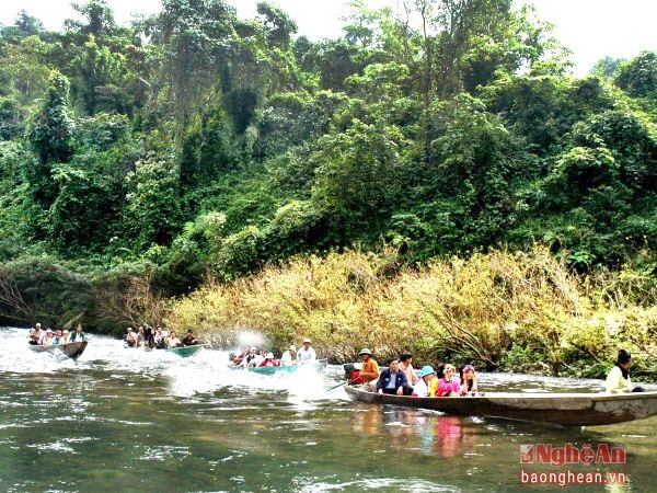 Khu sinh thái Mường Thanh Diễn Lâm (Diễn Châu) thu hút du khách thập phương