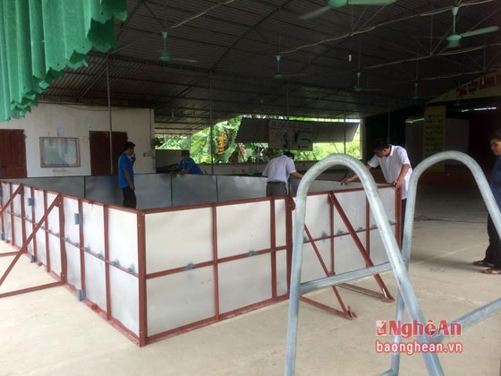 Quy trình lắp đặt bể bơi đơn giản