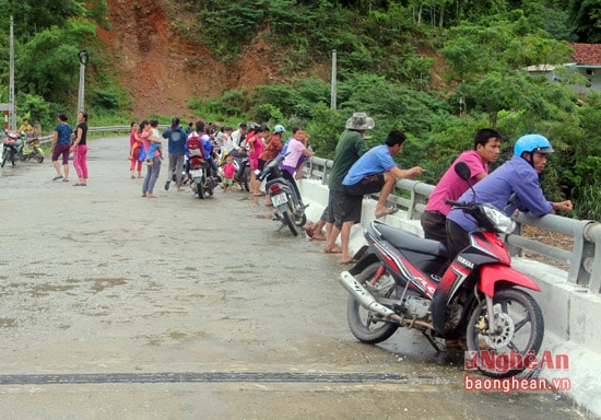 Việc hiếm có này đã thu hút hàng chục người dân đứng lại để xem. Tuy việc làm này không có gì sai trái, song chính quyền địa phương cũng cần có những biện pháp hợp lý, kịp thời để hướng dân cho người dân, không để những tai nạn đáng tiếc xảy ra.