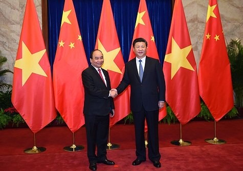 Thủ tướng Nguyễn Xuân Phúc hội kiến Tổng bí thư, Chủ tịch QT Tập Cận Bình