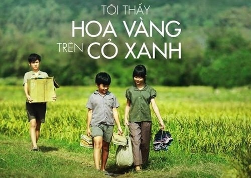Tôi thấy hoa vàng trên cỏ xanh là tác phẩm điện ảnh chuyển thể từ truyện cùng tên của Nguyễn Nhật Ánh. (Ảnh: Wikipedia)