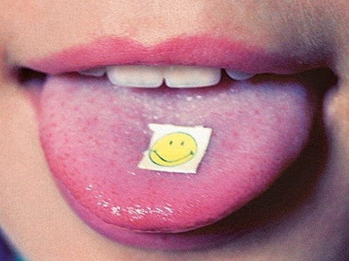 Tem giấy có chứa chất gây nghiện LSD Ảnh: Indiatoday.