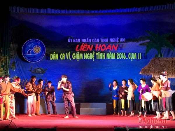 Một tiết mục tham gia Liên hoan. 