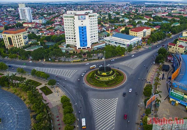 Ngã ba đường Trần Phú- Trường Thi- Lê Duẩn (Ảnh minh họa Sỹ Minh)