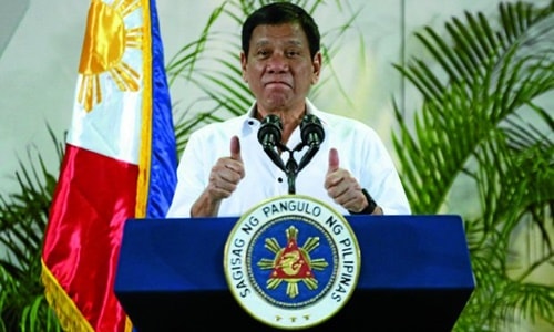 Tổng thống Philippines Rodrigo Duterte. Ảnh: Inquirer