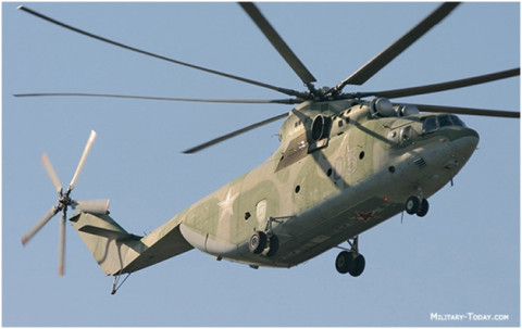 Top 5 truc thang van tai quan su: Mi-26 van vo dich