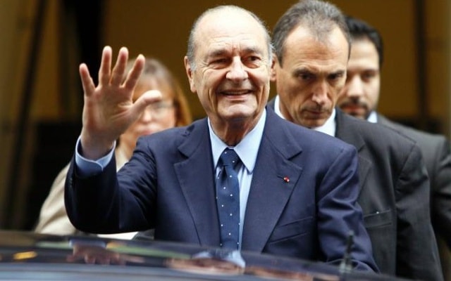 Cựu Tổng thống Pháp - Jacques Chirac. Ảnh: AP