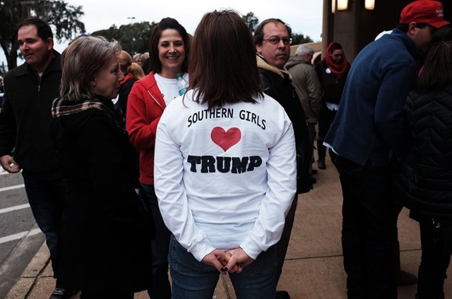 Người ủng hộ ứng cử viên Donald Trump ở Biloxi, Mississippi. (Ảnh: Getty)