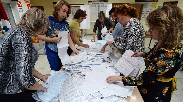 Đảng nước Nga thống nhất đã giành chiến thắng tại cuộc bầu cử Duma Quốc gia (tức Hạ Viện) Nga lần thứ 7 (Nguồn: Sputnik)